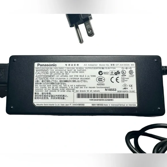 Panasonic AC Adapter CF-AA1653A M3